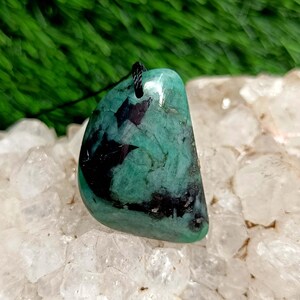 Emerald Jewelry Minimalist Necklace Mother's Day Gifts Anniversary Gifts For Her Emerald Necklace, May Birthstone Pendant, Emerald Necklace,