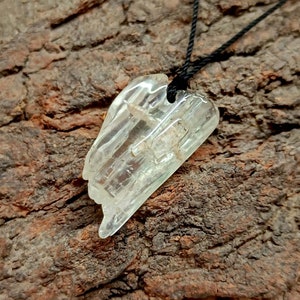 Kunzite Gemstone Necklace, Raw Kunzite Necklace, Natural White Kunzite Pendant, Natural Kunzite, Layering Necklace, Kunzite Jewelry For Her