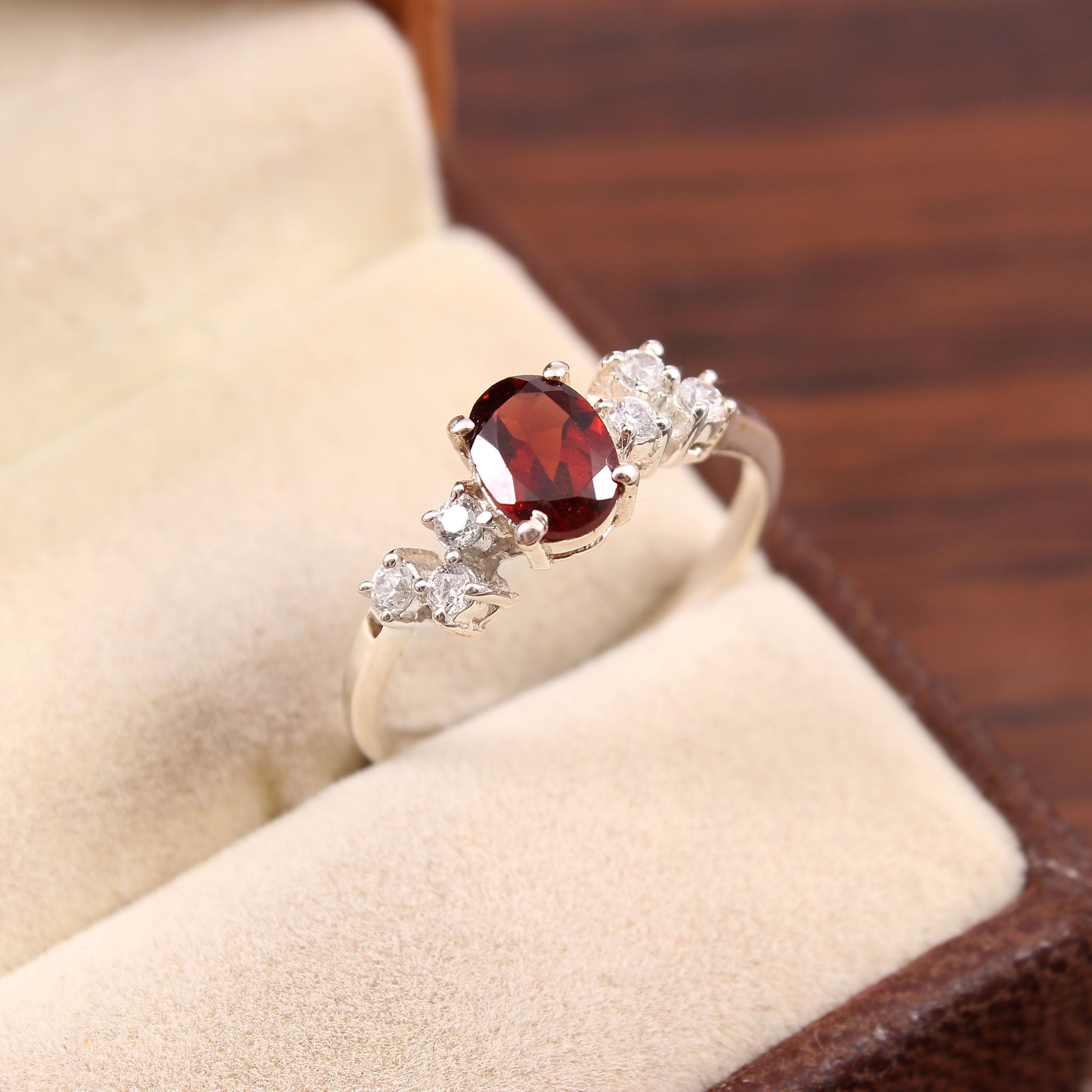 Ring Anniversary Ring Solitaire Ring Engagement Ring Etsy