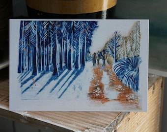 in the woods- card