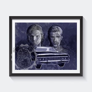 Supernatural  8 x 10 Art Print