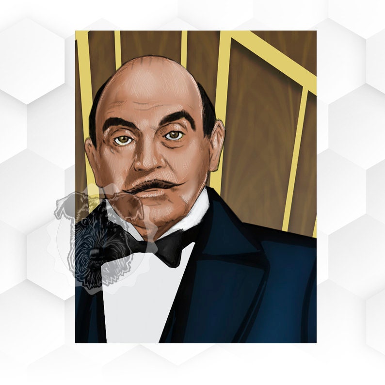 hercule-poirot-poster-8-x-10-art-print-etsy