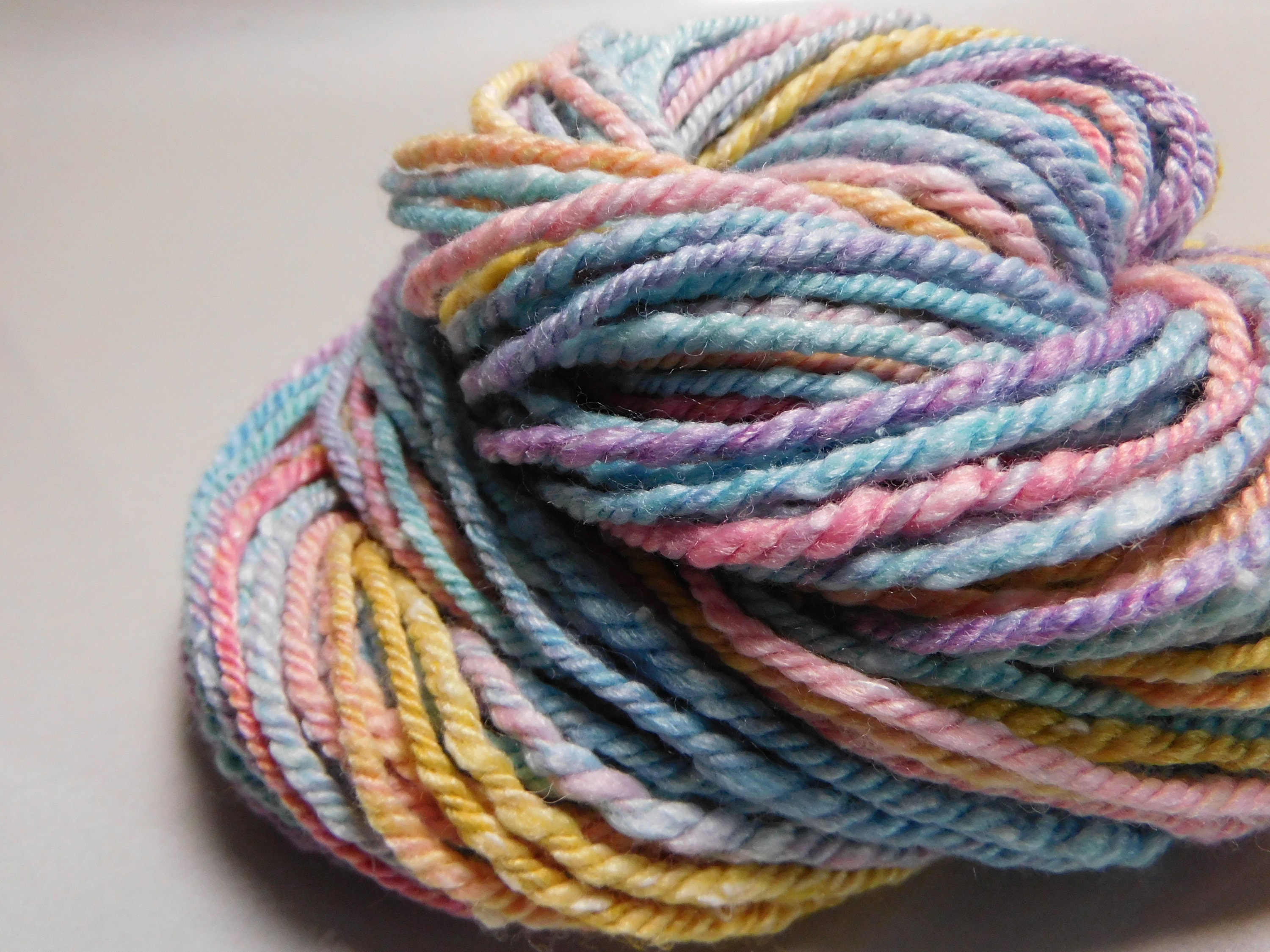 Orange Yarn, Sparkly Yarn, Handspun Yarn, Yellow Yarn, Chunky Crochet Yarn,  Knitting Wool, 3 Ply Yarn, Bulky Yarn, Neon Yarn, Handmade Yarn 