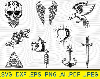 Download Heart Tattoo Svg Etsy