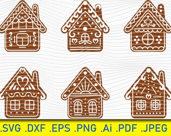 Download Gingerbread House Svg Etsy