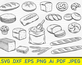 Download Bread Svg Etsy