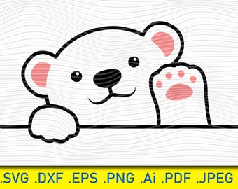 Download Polar Bear Svg Etsy