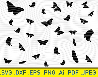Download Swarm Of Butterflies Etsy
