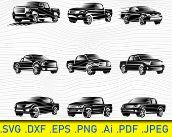Free Free 87 Svg Lowered Truck Outline SVG PNG EPS DXF File