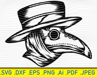 Download Clip Art Steampunk Mask Plague Doctor Mask Svg Png Clip Art Eps Dxf Plague Doctor Svg Steampunk Plague Mask Svg Image Files Digital Art Collectibles