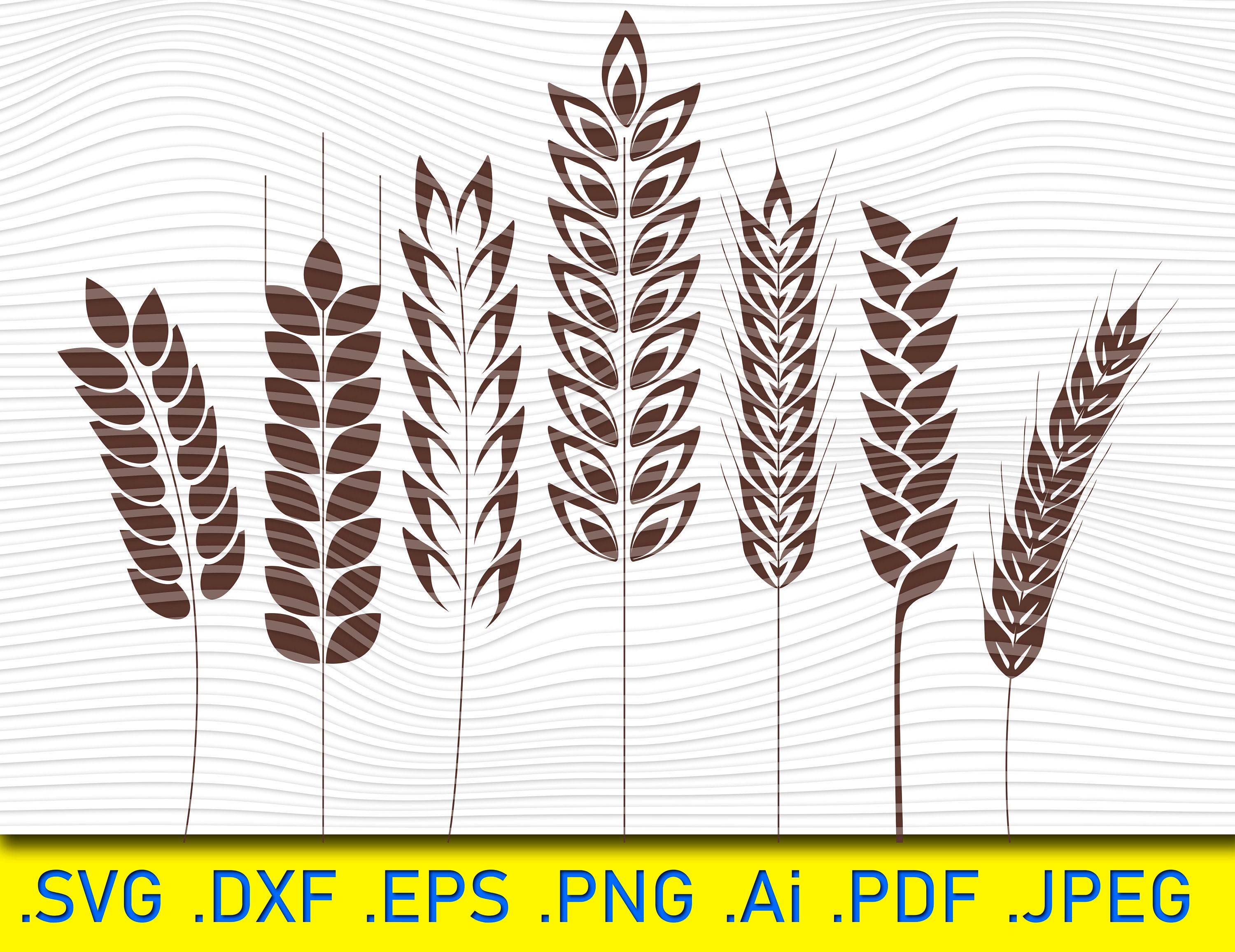 Download Wheat Wheat Harvest Svg Wheat Clipart Wheat Svg File Wheat Etsy