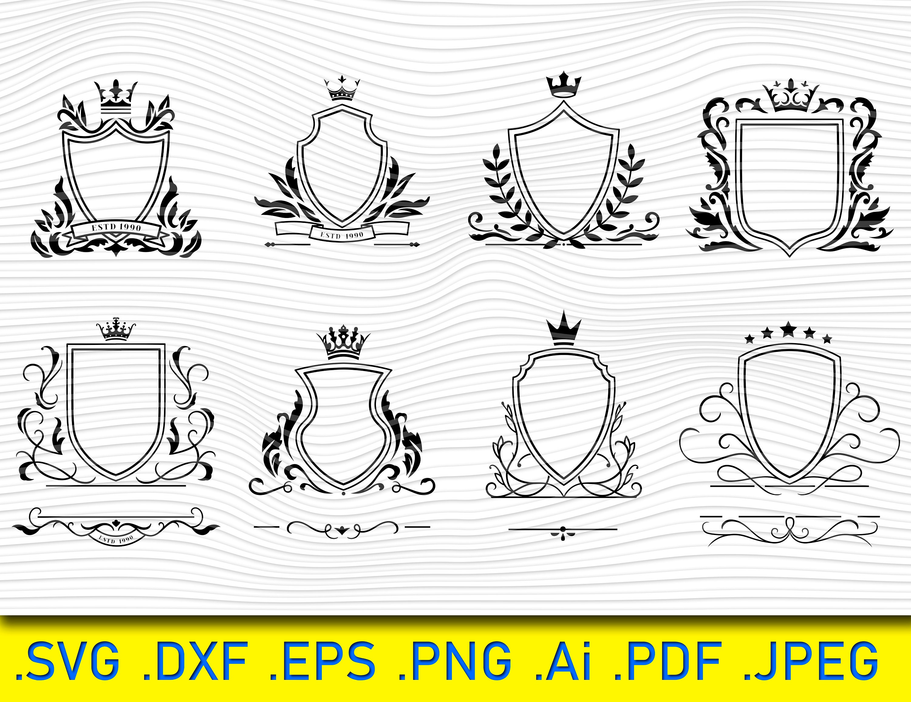 Royal Shield svg, Shield svg, bundle, Shield cut files. Shield svg files, Tags svg, Shield Heraldry Collection Clip Art|Coat of arms Set