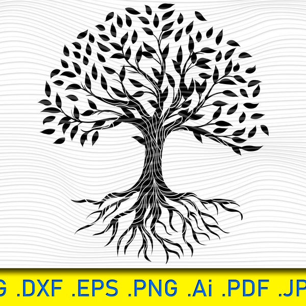 Arbre de vie, Arbre de vie svg, Arbre, Arbre généalogique Svg, Png, Dxf, Nos Racines SVG, Arbre généalogique Nos racines restent comme un seul, Maison, Svg famille, Cricut