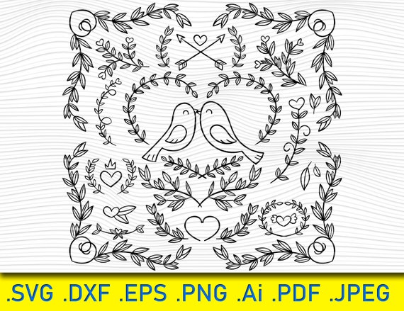 Download Wedding Ornaments Bundle Svg Files Ornament Svg Ornament Etsy