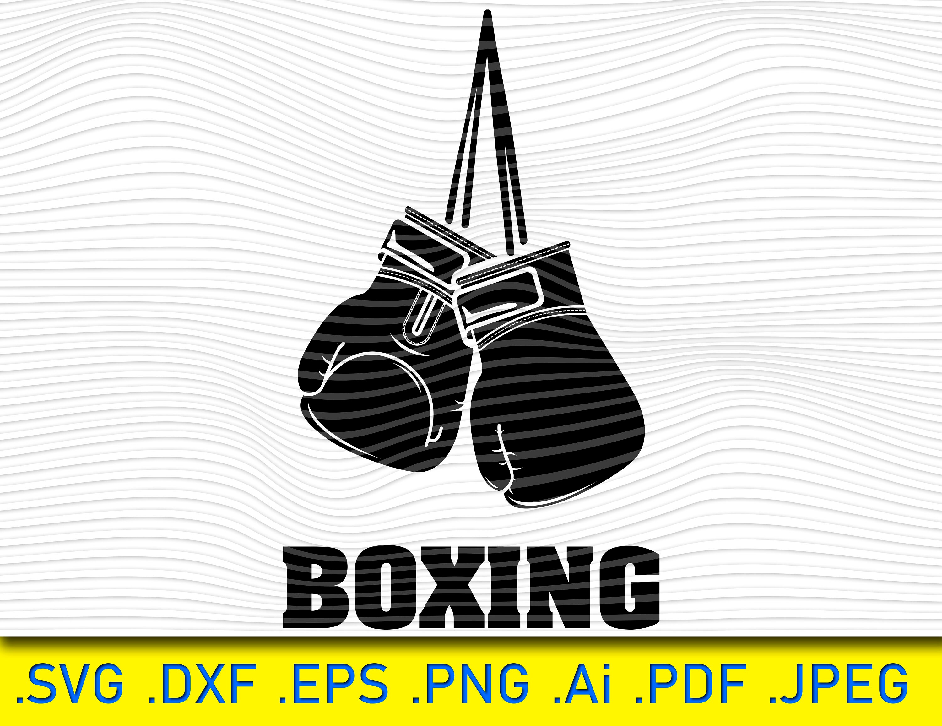 Boxing Gloves String Boxers Glovers Sport Boxing Svg Etsy UK