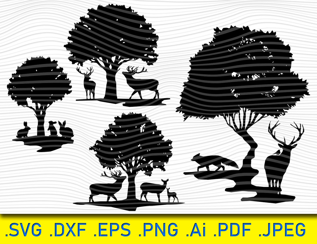Tree Svg, Tree Silhouette, Tree Vector, Tree Clipart,tree of Life,tree ...