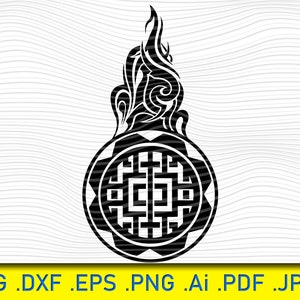 Tribal Tattoo Maori SVG Design: Cricut, Silhouette, Sublimation (Digital Download)