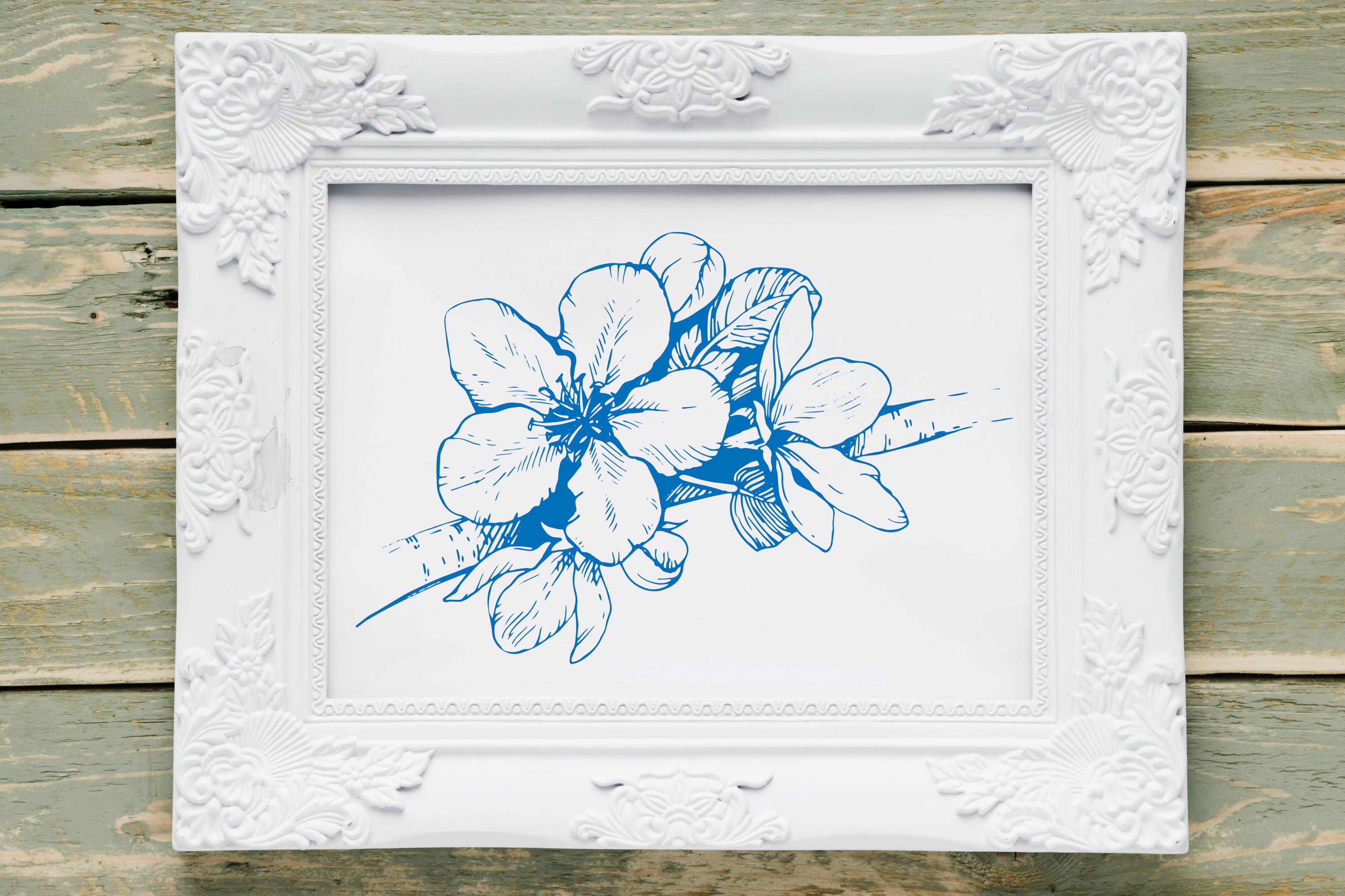 『Apple Blossom & Princess.*』シーグラスアート Apple Blossom & Princess.*』シーグラスアート