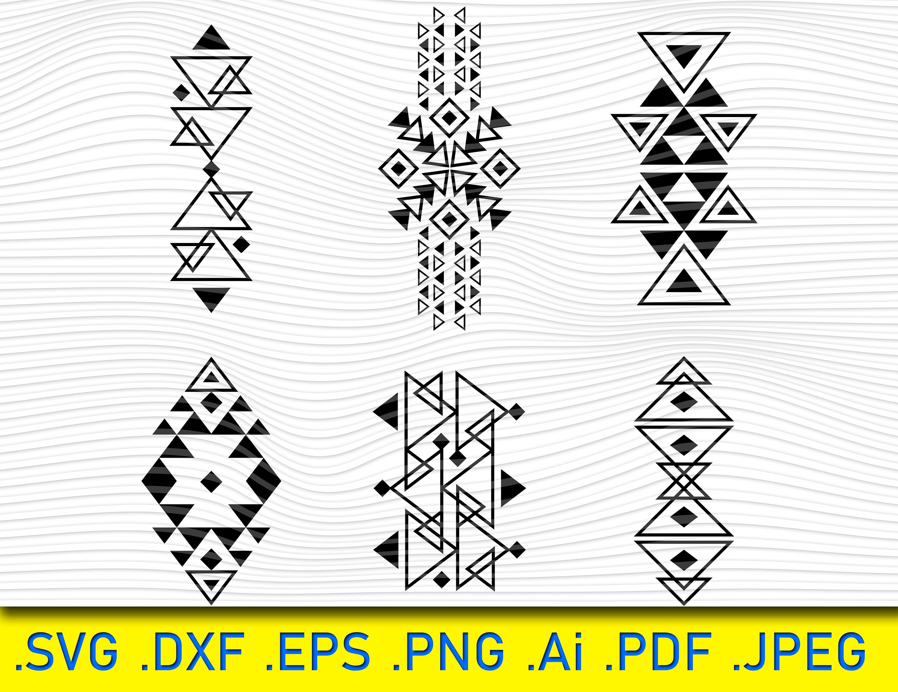 Maori Geometric Polynesian Band Tattoo Stencil Art Tribal - Etsy Maori Geometric Polynesian Band Tattoo Stencil Art Tribal - Etsy