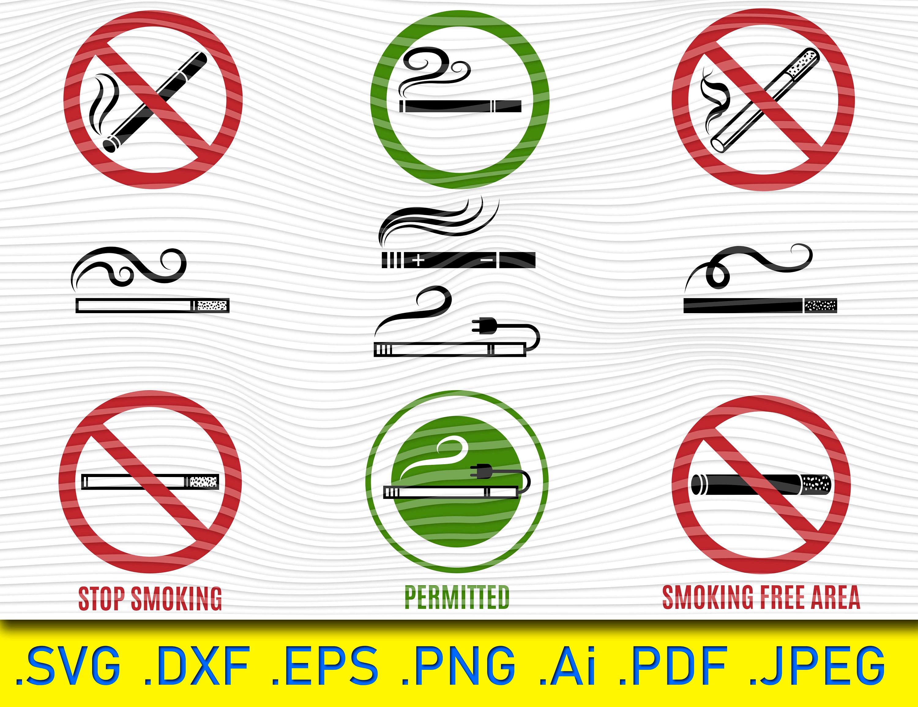 No Smoking Svg No Smoking Symbol Svg Do Not Smoke Svg Etsy Australia