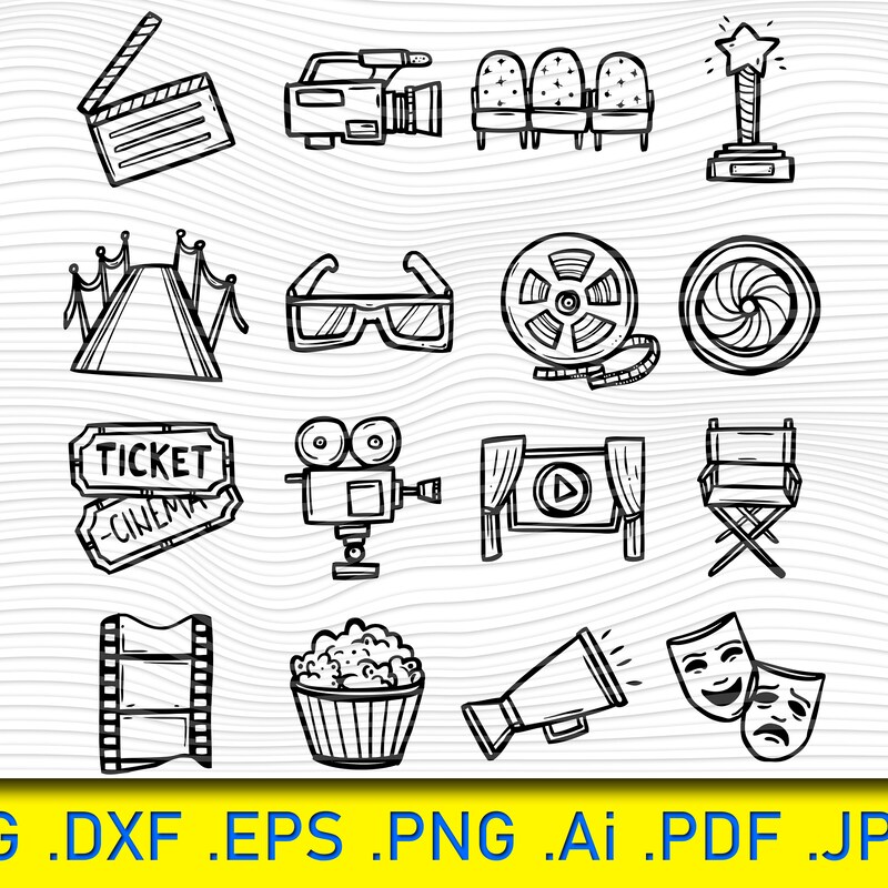 Filmstrip Svg - Etsy