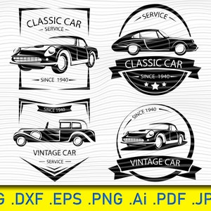 Vintage Car, Classic Car SVG Files for Cricut Silhouette Files, Easy Cut File, Instant Download, Muscle car Svg, Muscle car svg bundle