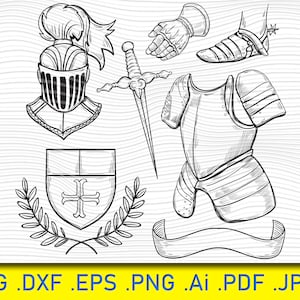 Sketchy pack medieval elements, Heraldry, Medieval shield, Heraldic emblems, Knight&#39;s shield, coat of arms, emblem svg, arms, knight
