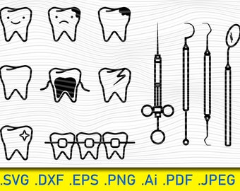 12 Dental svg, Dentist svg, Tooth svg, Dentist clipart, Bring the sparkle, svg designs, teeth, dentist cricut, dentist silhouette, tooth dxf