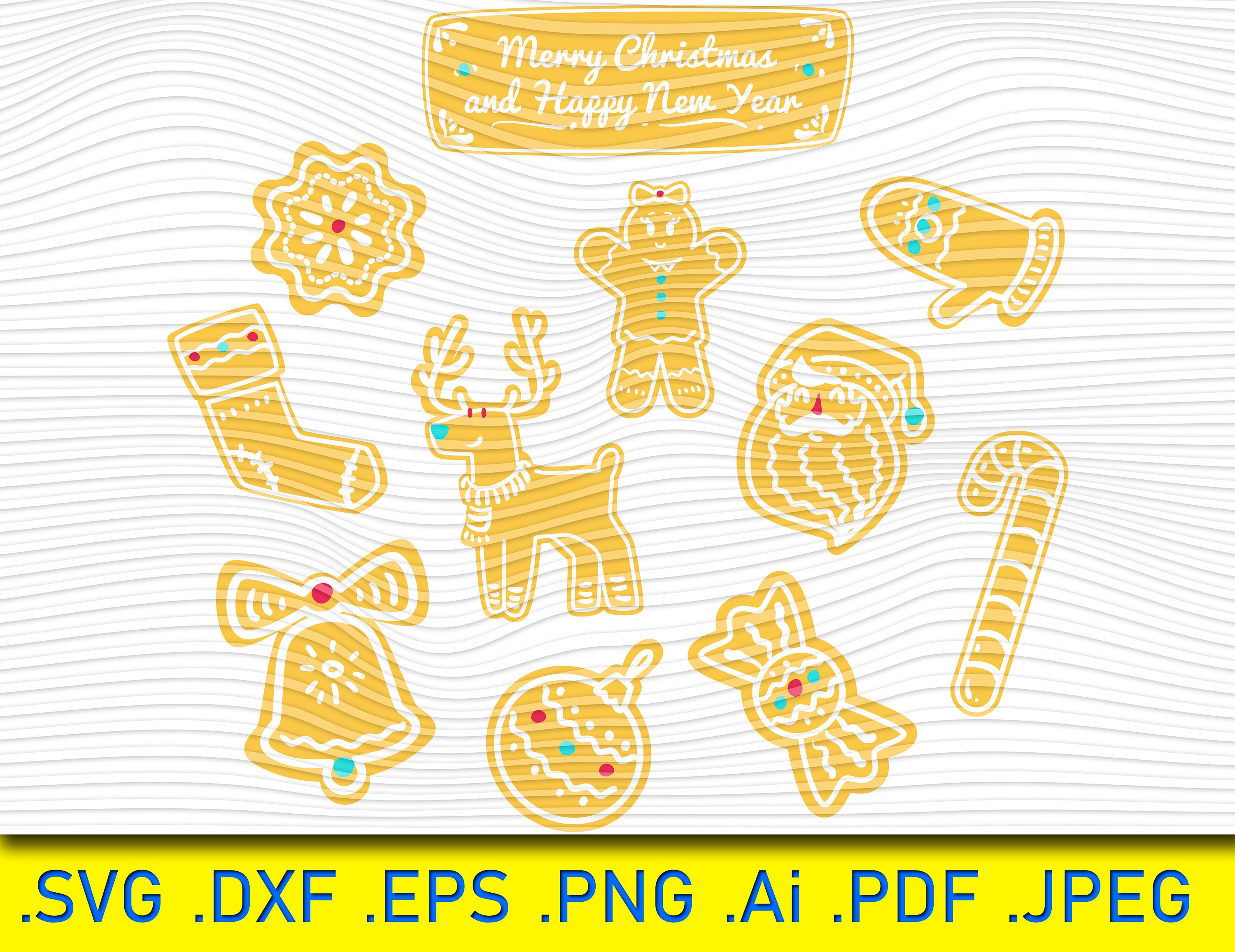 11 gingerbread cookies Christmas svgs gingerbread svg Merry | Etsy 11 gingerbread cookies Christmas svgs gingerbread svg Merry | Etsy