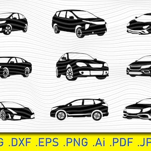 Exclusive Car,Sports car svg, Race car svg, Car svg files for cricut, Sports car clipart, Dxf files for laser, Racing svg,Silhouette svg,Car