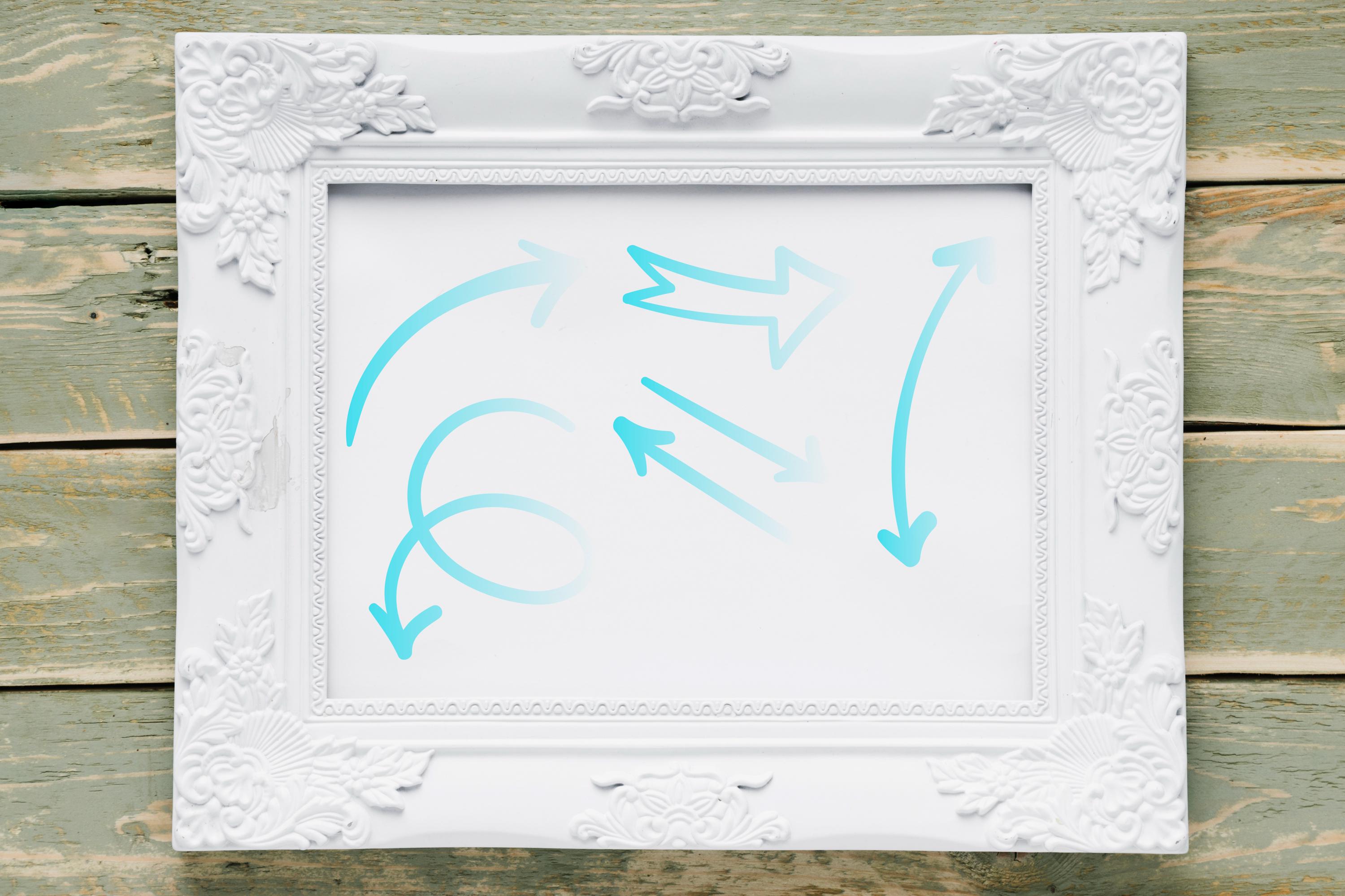Hand Drawn Line Art Arrows: Vector SVG, PNG, JPEG Cut Files - Etsy