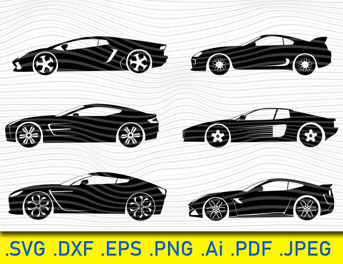 Carsports Car Svg Race Car Svg Car Svg Files for Cricut | Etsy