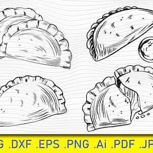 Dumplings svg, food clipart, dumplings svg, dumplings silhouette, dumplings cricut cut files,dumplings clip art,digital download,designs,svg