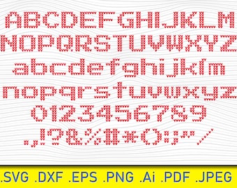 Winter Sweater Font, knitted christmas sweaters, letters, knit jumper xmas, pattern, ugly, sweater, knits,Lettering set,Calligraphy font svg