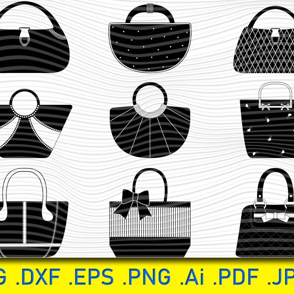 Female bag, handbag, purse, fashion, woman, Shopping Woman svg Bundle,Shopping Cart svg,Handbag svg,Bag svg, clipart, vector, png, dxf, eps