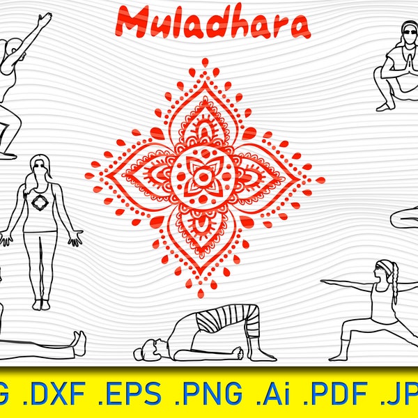 Solar Plexus "Manipura" Chakra symbol - Digital files , SVG Chakra yoga symbol Manipura Mandala Vector Layered Cut File Silhouette Cameo .