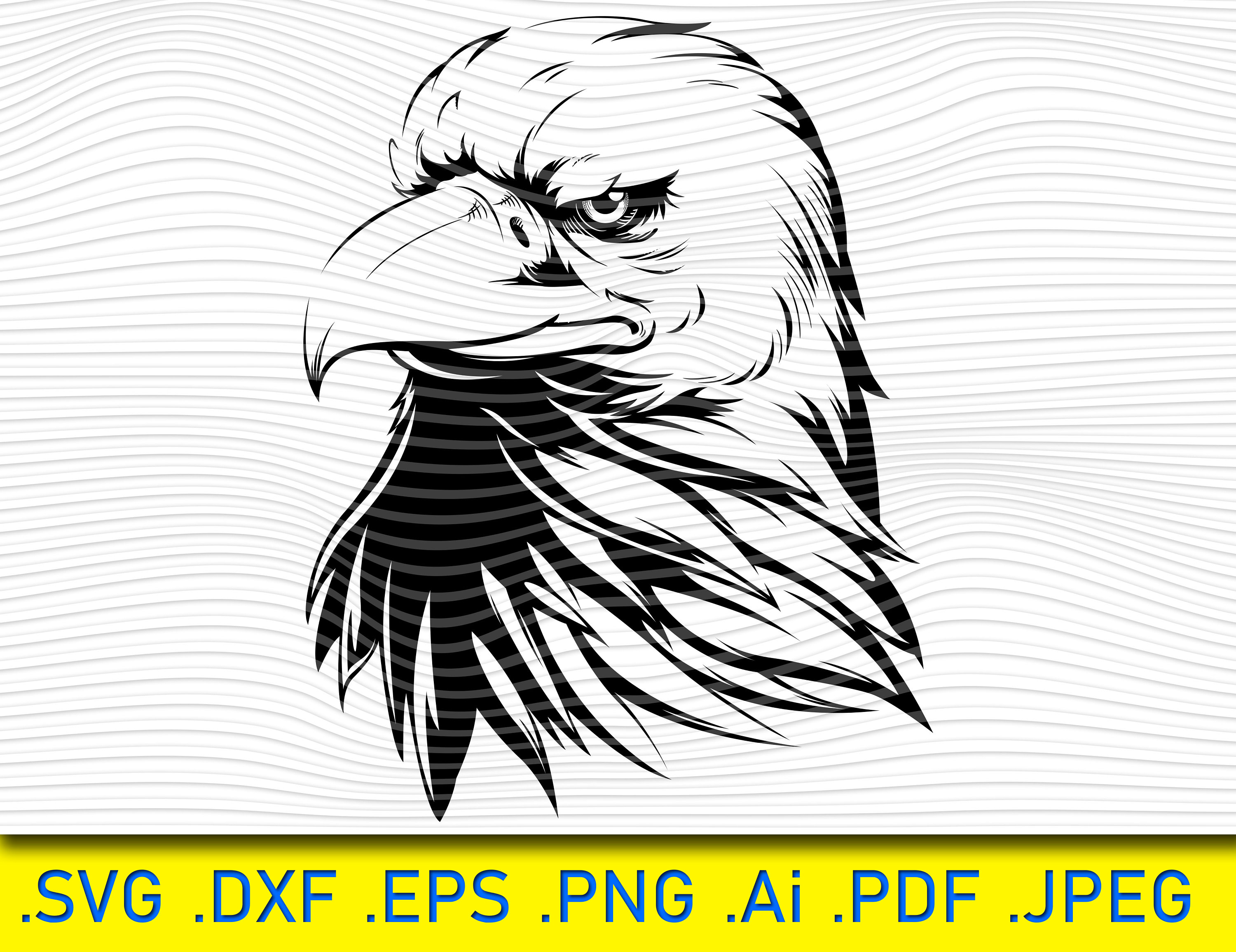 Bald Eagle Head Eagle Svg Eagle Head Svg Eagle Silhouette - Etsy