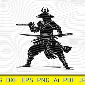 Cool Samurai svg Art,Fighter,warrior svg,samurai svg,sword svg,Japan svg,japanese culture svg,japanese history,armor svg,weapon,samurai pose