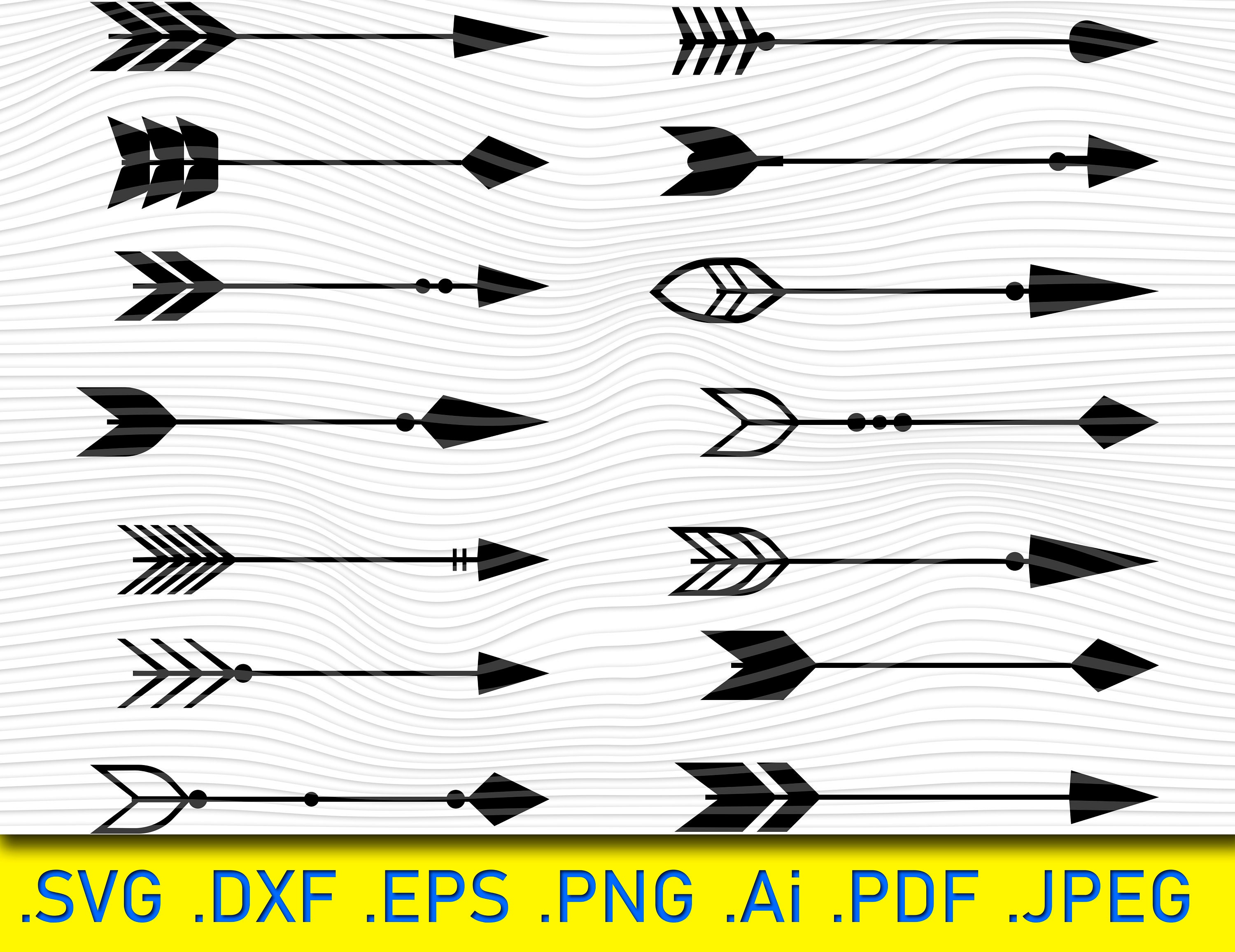 Arrows svg file Arrow circle svg Arrow frame svg Arrow Etsy