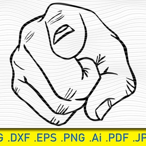 Pointing Finger Svg, Pointing Hands Svg, Glove Hands, Finger Cricut, Pointing Finger Clipart, Pointing Finger Cut, Silhouette Svg, Png, Jpeg