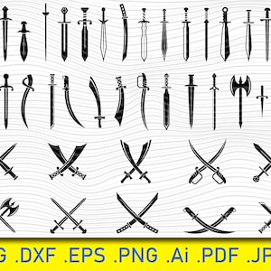 40 Sword bundle svg,Sword svg,Sword clipart,Sword vector,Sword silhouette,Weapon svg,Weapon vector,Weapon silhouette,Knife svg,Knife clipart