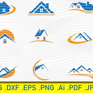 House Silhouette svg , house ,house clipart, house cut file, cricut, printable, house logo, house png, home silhouette, real estate svg, eps