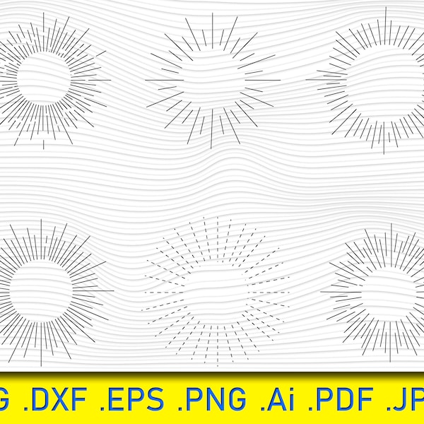 Sunburst svg sun burst svg Sunburst shapes svg Bursting rays svg rays svg Sunburst cut file sun burst cut file Sunburst cricut starburst svg