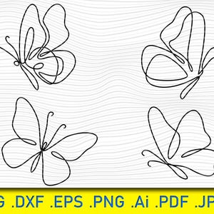 Clip Art de borboleta desenhada à mão, Arte vetorial de borboleta minimalista, Pacote SVG de natureza, Pacote SVG de borboletas voadoras, SVG, Enxame de borboletas SVG