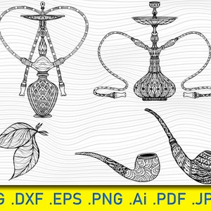 Hookah mandala svg, HOOKAH SVG, hookah, hookah pipe, hookah stencil, hookah pipe clipart, hookah pipe svg, hookah silhouette, Circuit Cut