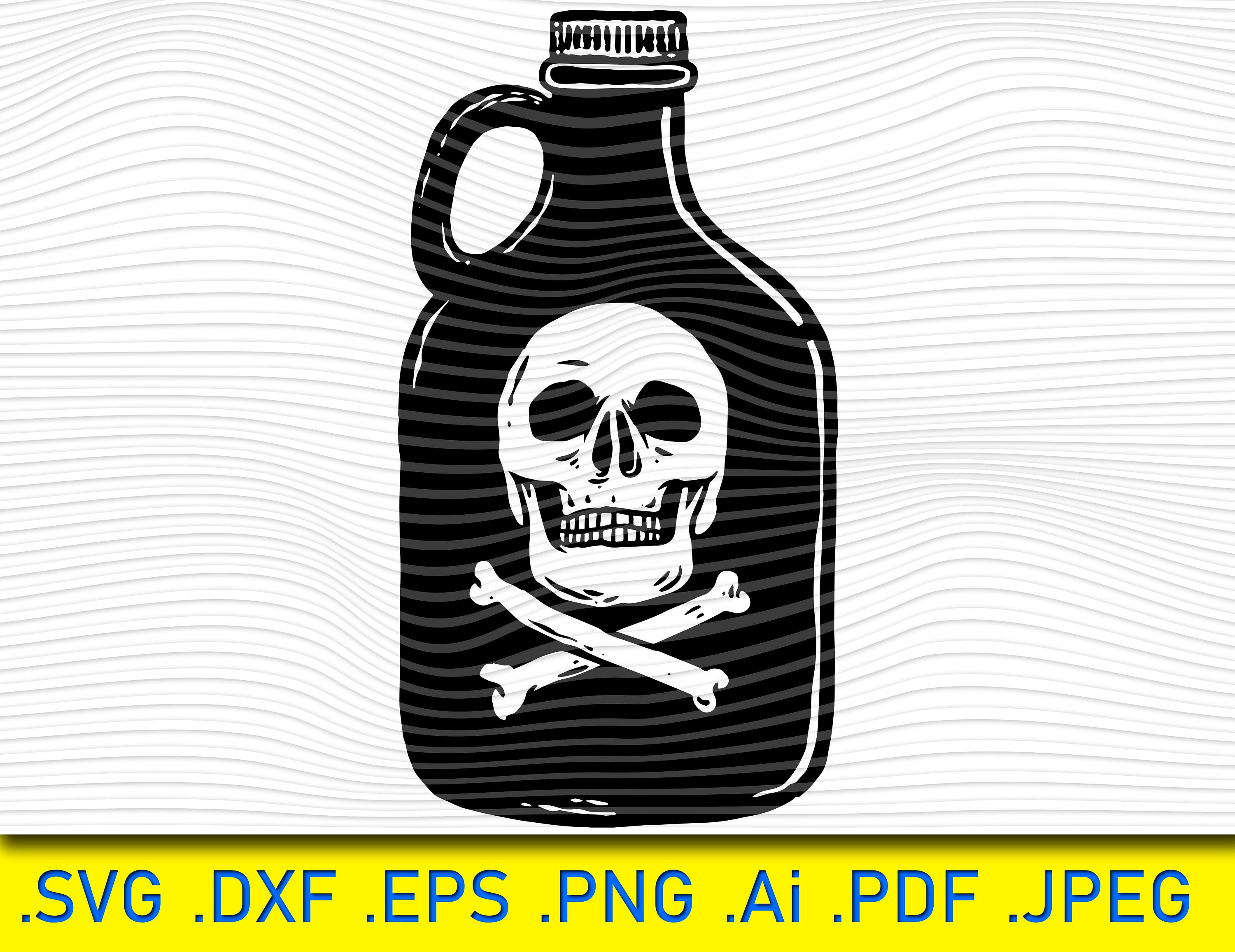 Bottle Poison Engraving Pirate Svg Rum Svg Witch Svg Etsy