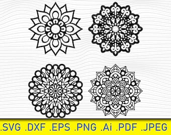 Mandala svg,Mandalas svg,Mandala svg files for cricut,Mandala monogram svg,Mandala for cricut,Flower mandala svg,Mandala cut file