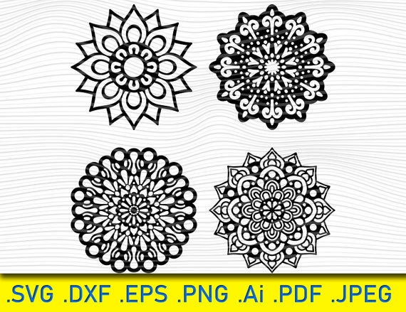 Download Mandala Svgmandalas Svgmandala Svg Files For Cricutmandala Etsy
