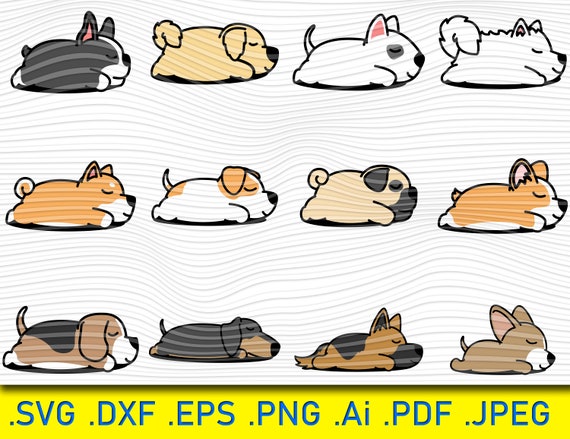 Lazy Dog Sleeping Cartoon Lazy Dog Svg Not Today I'm - Etsy Lazy Dog Sleeping Cartoon Lazy Dog Svg Not Today I'm - Etsy