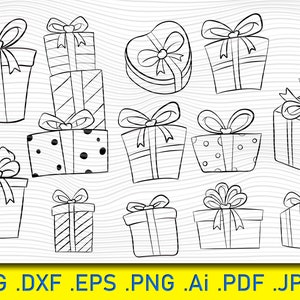 12 Geburtstag Geschenkbox, Geschenke svg, Png, Dxf, Geschenkbox Clipart, Geschenkverpackung, Weihnachtsgeschenk, Feiertage, Geburtstage, Cricut, Silhouette, Weihnachten